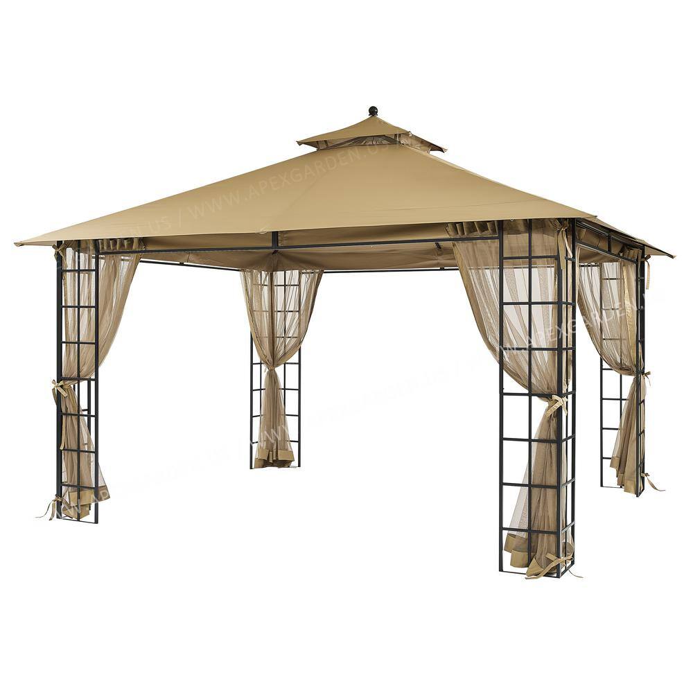 Melody II 10 ft. x 12 ft. Gazebo with Mosquito Net