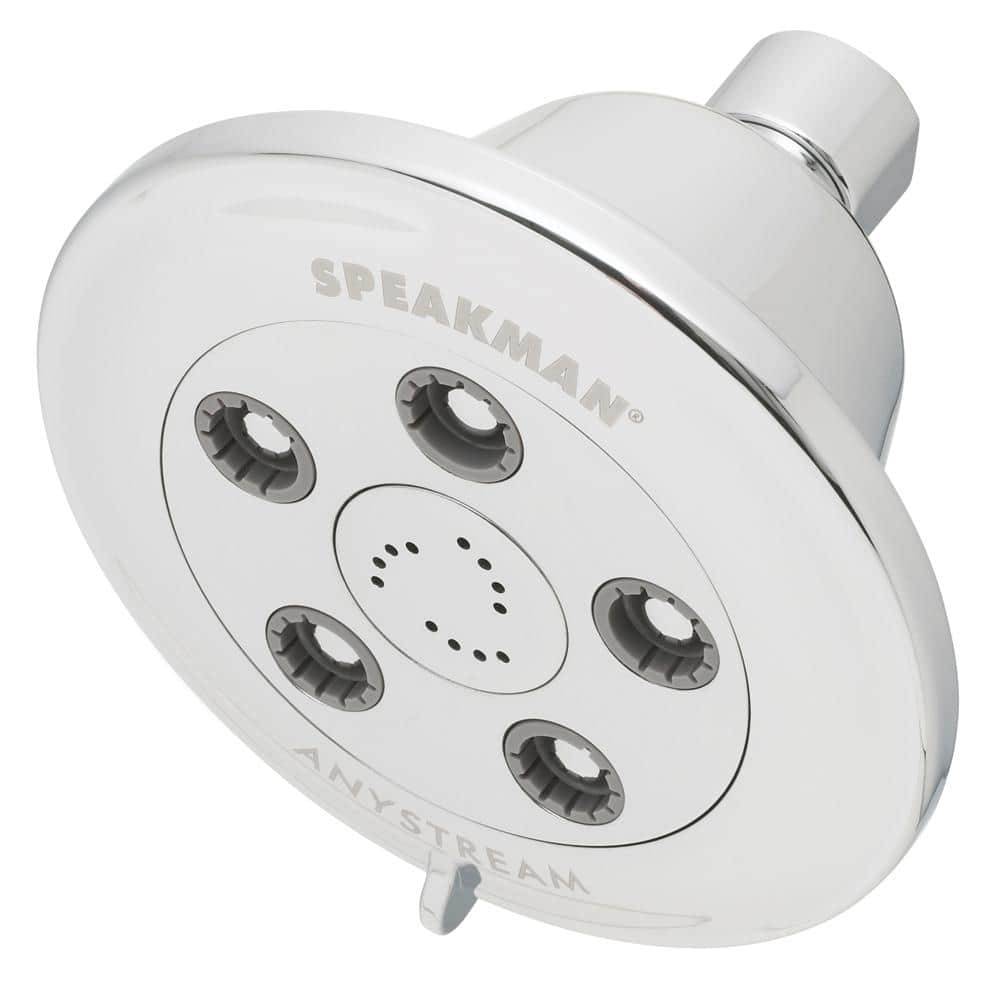 Polished Chrome Adjustable Multi-Function Shower Head