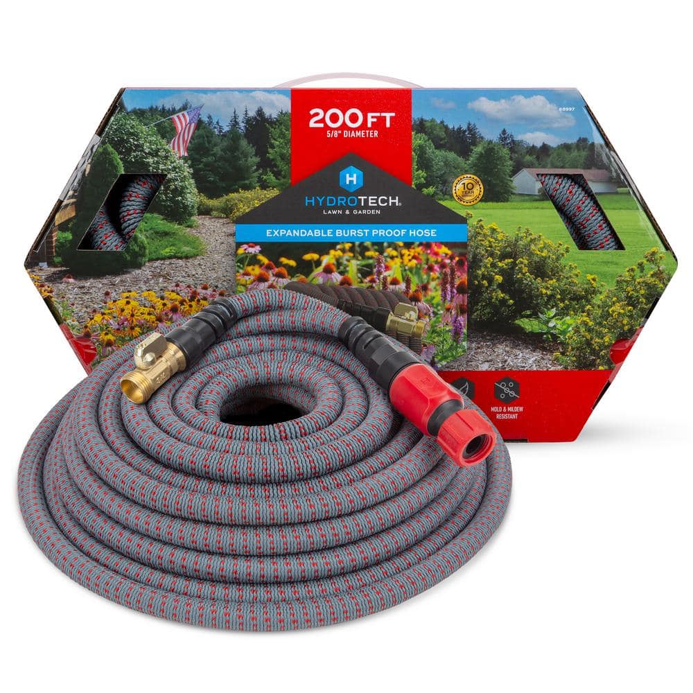 Hydrotech 5/8 in. Dia x 200 ft. Burst Proof Expandable Garden