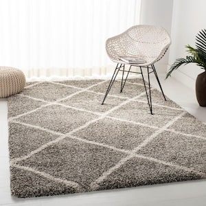 Contemporary Shag Area rug LS#04 White sizes 2x3 4x5 5x7 8x11 