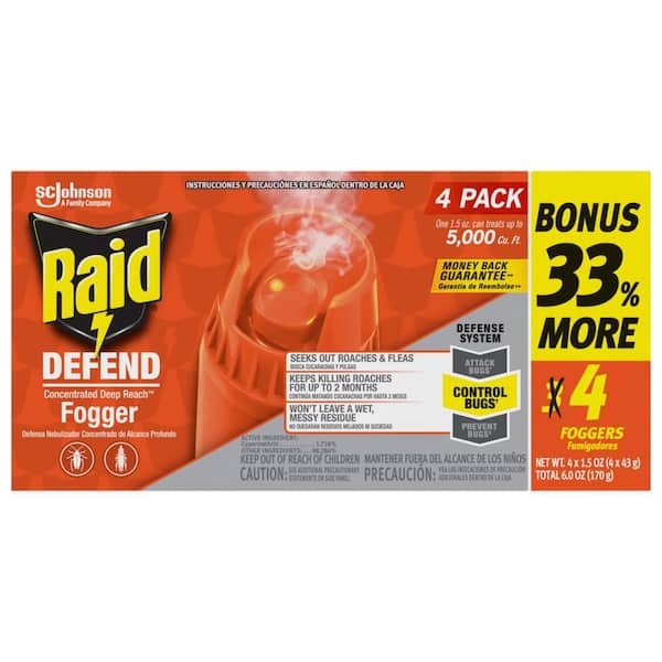 1.5 oz. Concentrated Deep Reach Fogger, 4 Cans