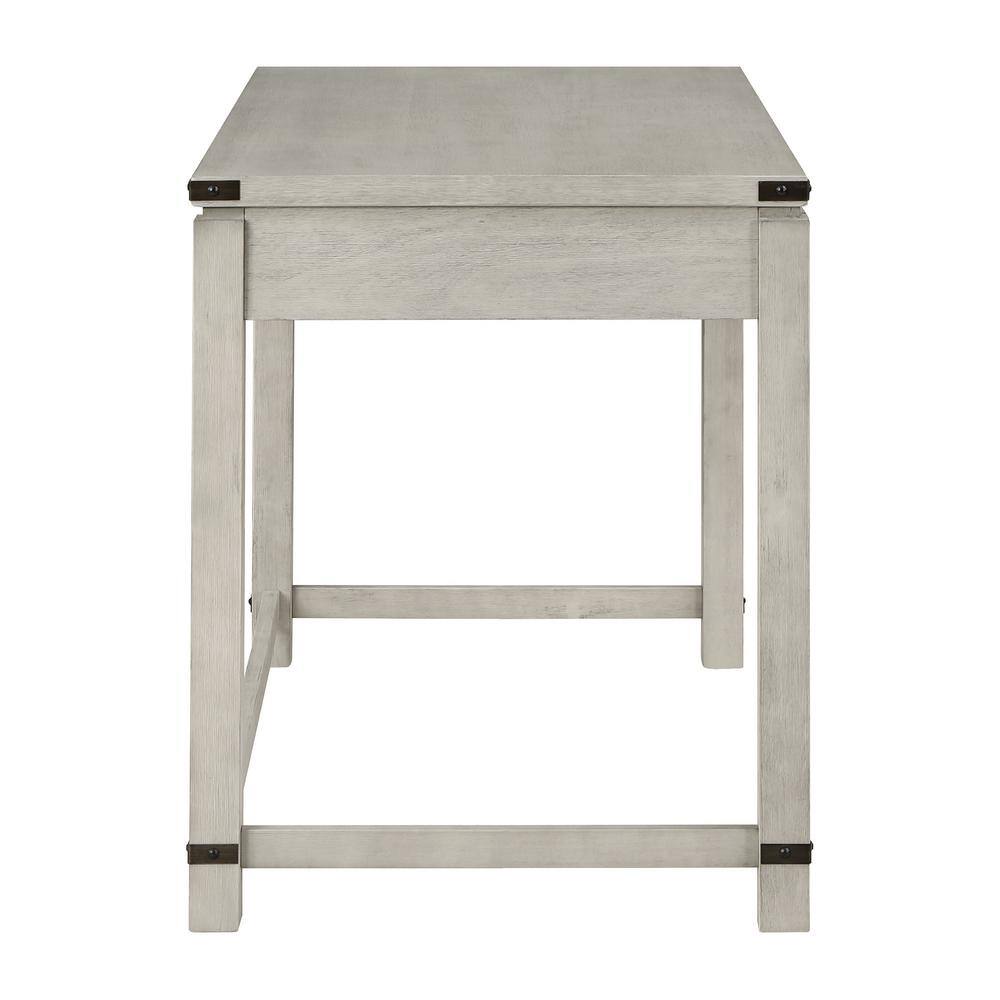 Champagne Oak Adjustable Height Standing Desk with Drawer