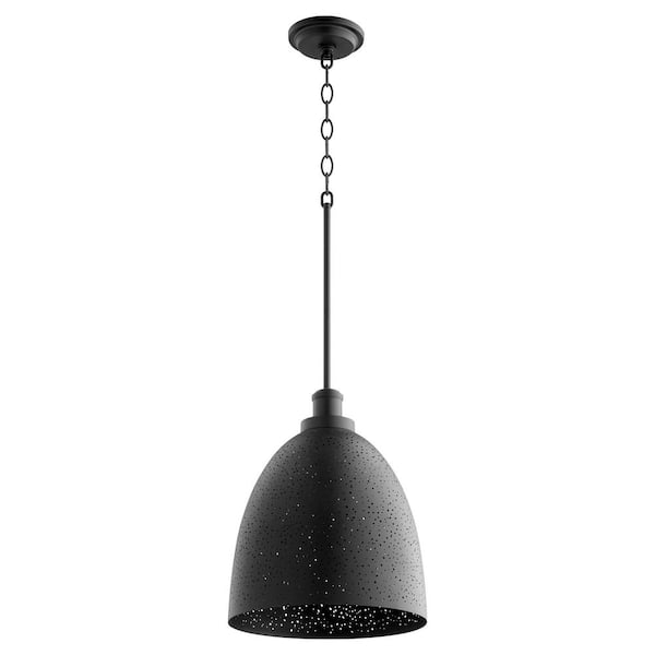 quorum Stary Night 1-Light Pendant - Textured Black