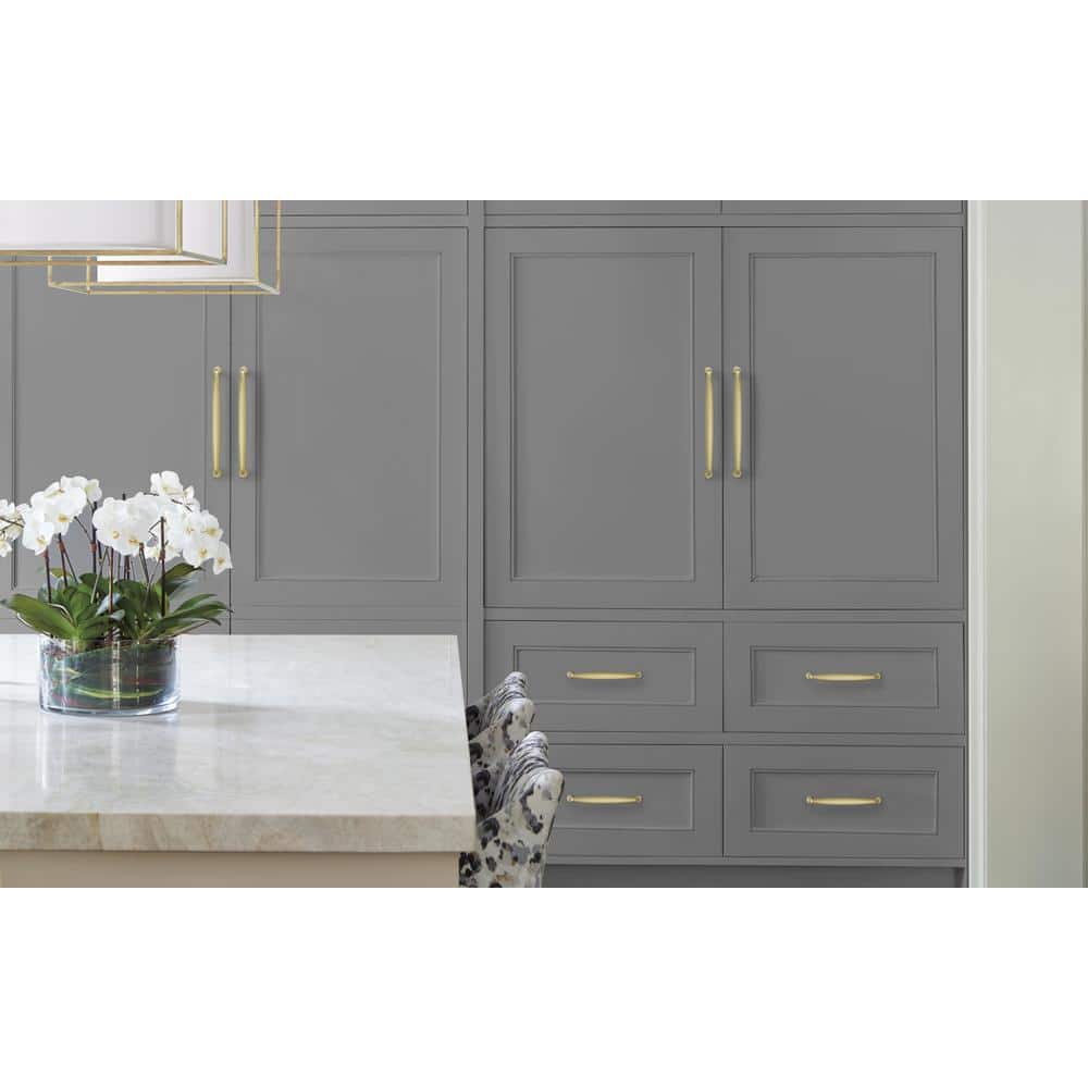 Golden Champagne 8-Inch Nickel Appliance Pull with Mounting Hardware