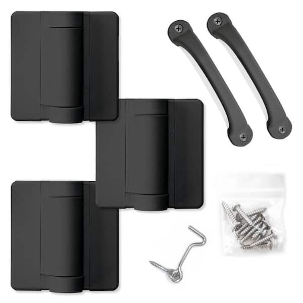 Black Heavy Duty Screen Door Hardware Kit