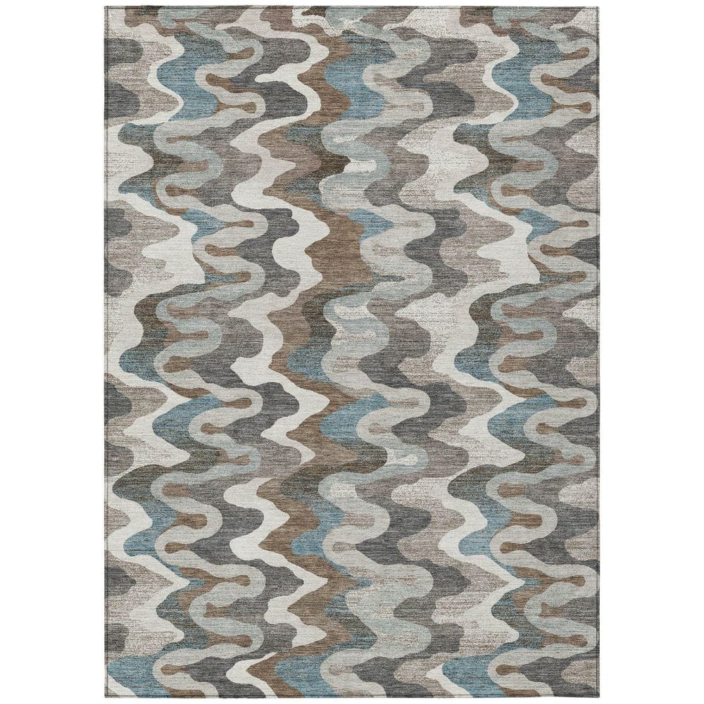 Chantille Machine Washable Indoor/Outdoor Abstract ACN2481 Ivory 9 ft. x 12 ft. Area Rug price history on PriceWatchPro