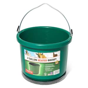 Model HB-60 Oversized 2 Gallon Plastic Heated Bucket, 60 Watt