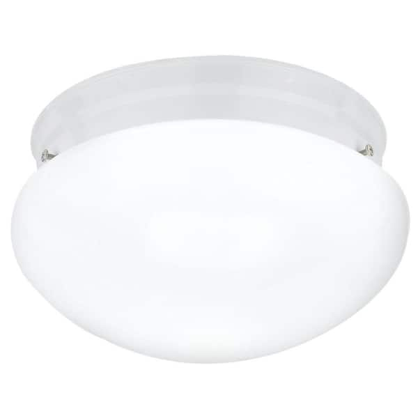 Generation Lighting Webster 2-Light White Flush Mount