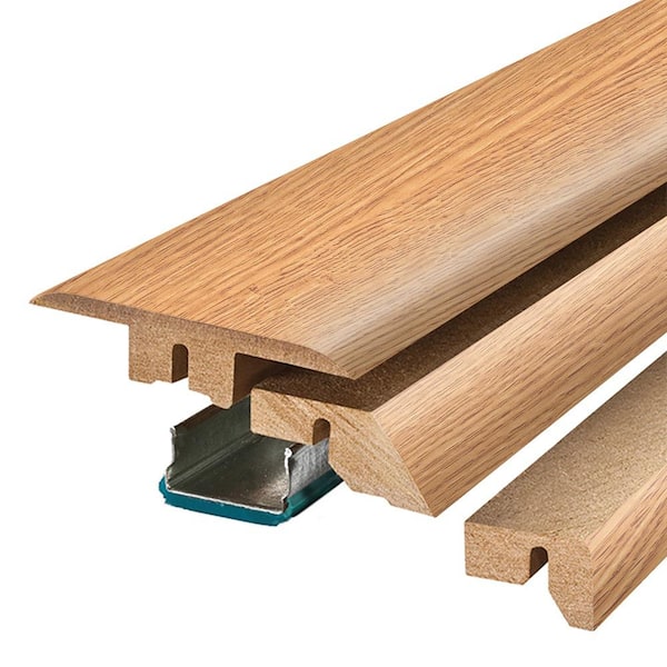 PERFORMANCE ACCESSORIES Junction Cider 0.75 in. T x 2.37 in. W x 78.7 in. L Textured Wood Look Laminate Moulding/Trim 4 in 1 Molding