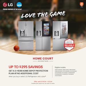 23 cu. ft. Smart French Door Refrigerator InstaView, Door-In-Door & Craft Ice, PrintProof Stainless Steel, Counter Depth