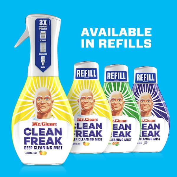 Lot of 2 Mr. Clean high quality Clean Freak Deep Cleaning Mist Refill 16 Fl. Oz