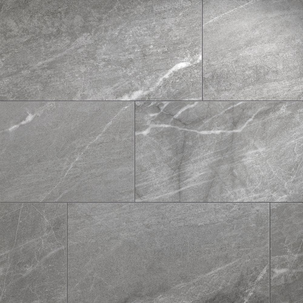Cristallo Marblestone Steel Matte 12 in. x 24 in. Stone Look Porcelain Floor and Wall Tile (13.56 sq. ft./Case) price history on PriceWatchPro