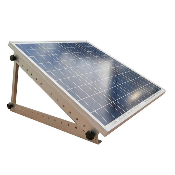 Open Box Renogy Solar Panel Tilt Mount Brackets Adjustable Flat Surface Mounting 