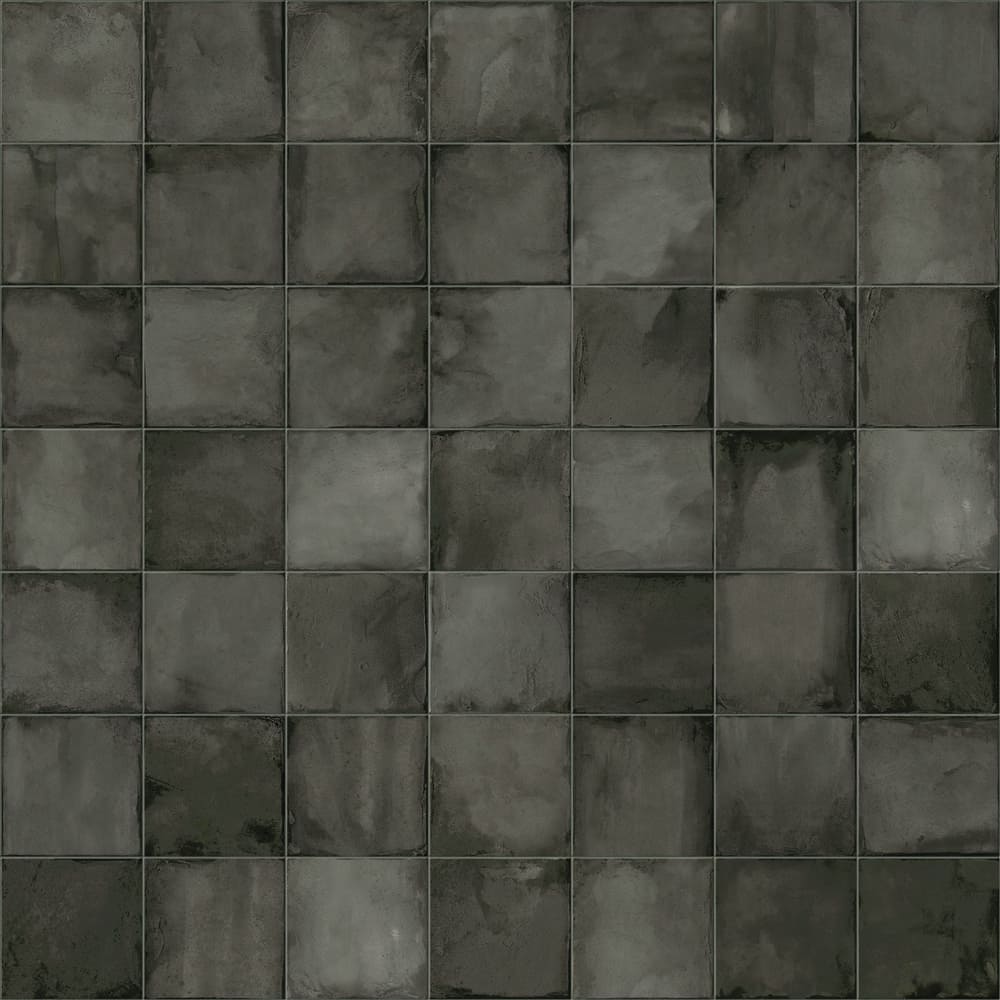 Poise Hush Dark Green Matte 8 in. x 8 in. Smooth Square Porcelain Floor and