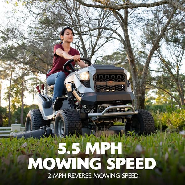 Murray - MT200 42 in. 19.0 HP 540cc EX1900 Series Briggs and Stratton Engine Automatic Gas Riding Lawn Tractor Mower