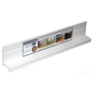 1-3/8 in. x 84 in. White PVC Sloped Head Flashing for Door and Window Installation and Flashing (20-Pack)