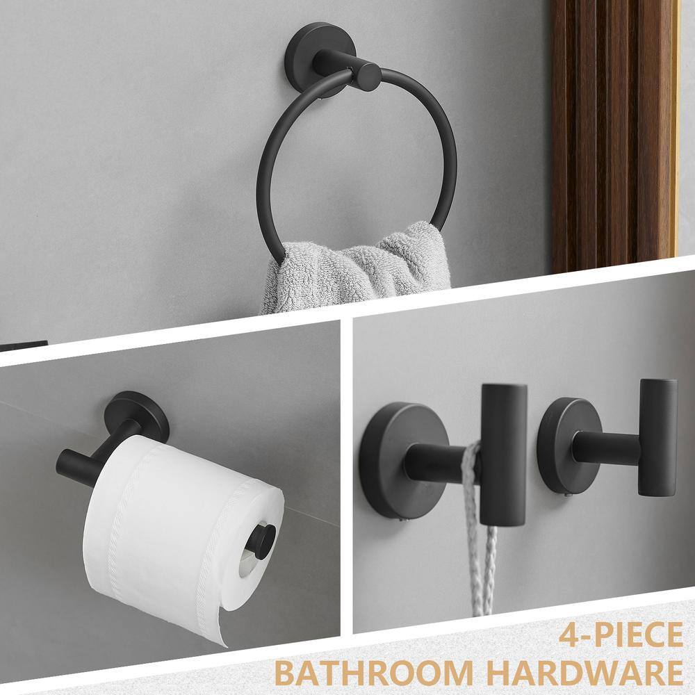 4 - Piece Bathroom Hardware Set