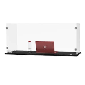 Trifold Acrylic Freestanding Desk Shield 58 x 24, Clear