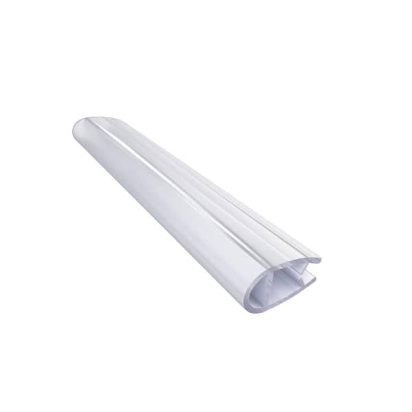 DreamLine 76 in. L Clear Bumper Seal for 1/4 in. Glass Shower Door