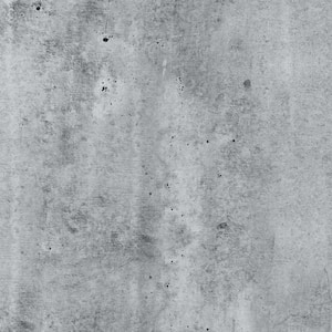 Cement Dark Grey Concrete Peel and Stick Vinyl Wallpaper