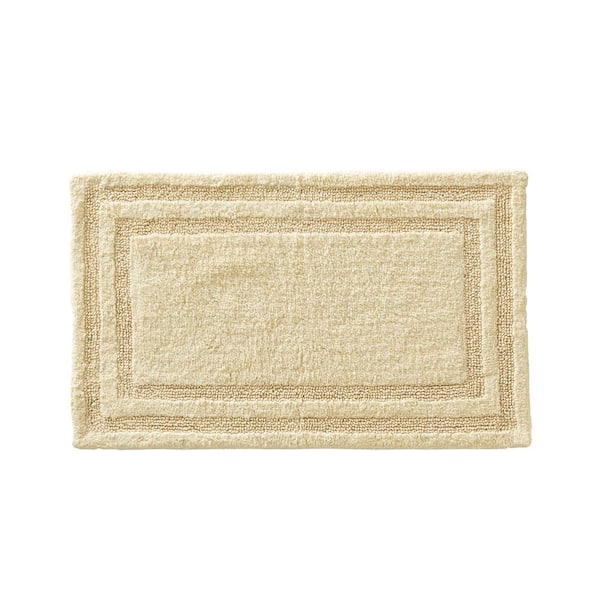 Isla 2-Piece Yellow Cotton 17 in. x 24 in. / 21 in. x 34 in.Rug Set