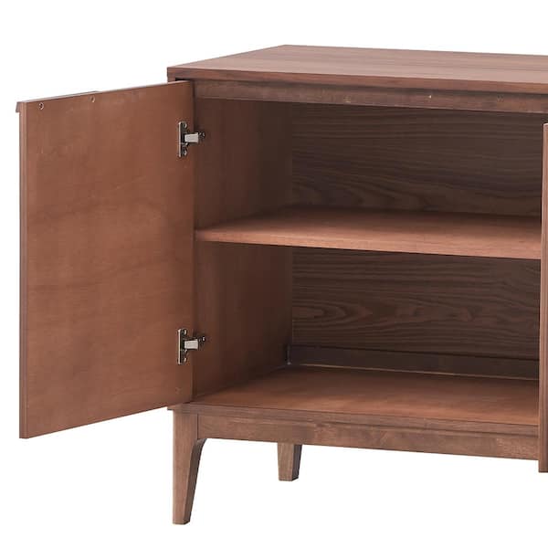 Acme Furniture Bevis Green Fabric and Walnut Finish Wood 18 in