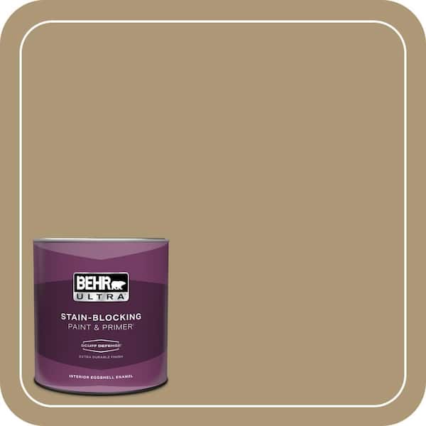 BEHR ULTRA 1 qt. #ICC-78 Earthenware Extra Durable Eggshell Enamel Interior Paint & Primer