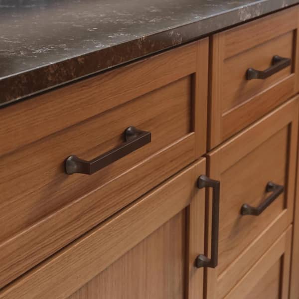 Mandara 5-1/16 in. (128 mm) Classic Cocoa Bronze Cabinet Drawer Bar Pull