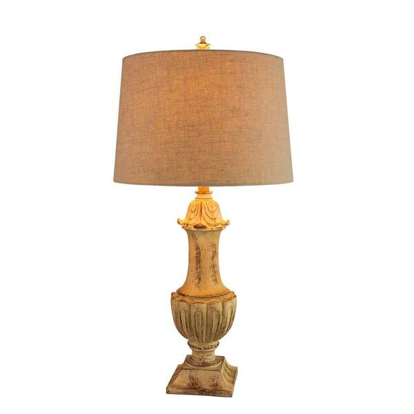 Fangio Lighting 32 in. Nature Resin Table Lamp