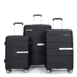 Hardshell Suitcase 3-Piece PP Luggage Set with TSA Lock