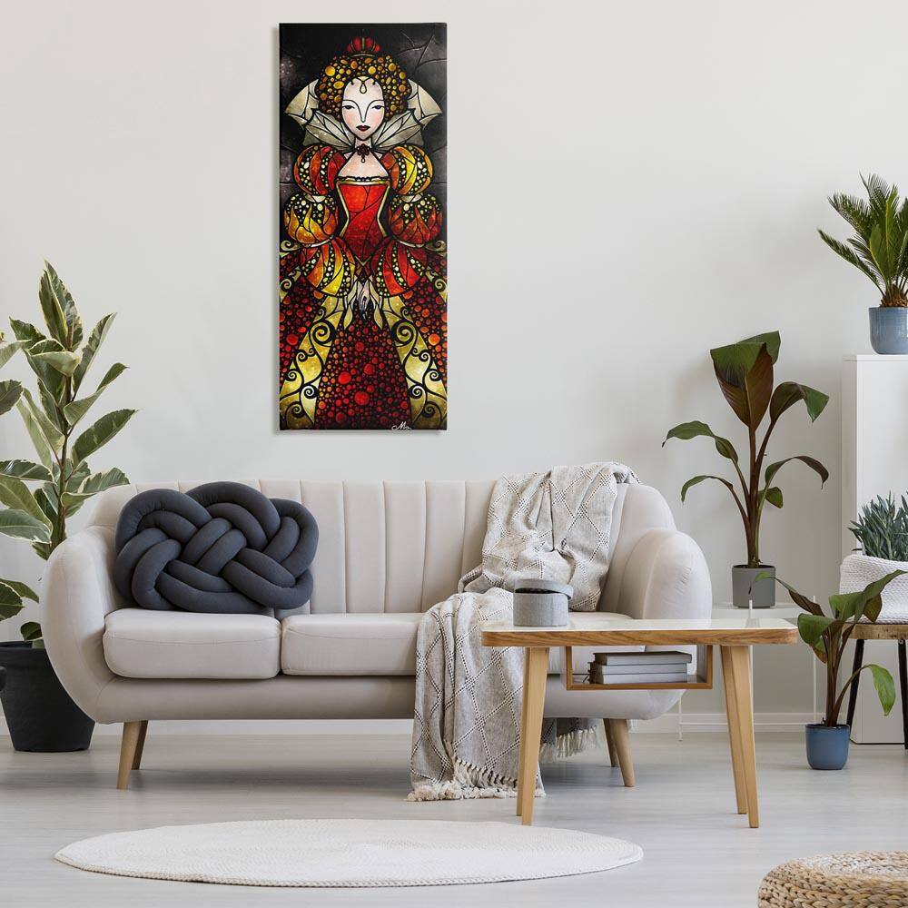 Royal Elizabeth I Portrait by Mandie Manzano Unframed People Graphic Art Print 48 in. x 20 in. price history on PriceWatchPro