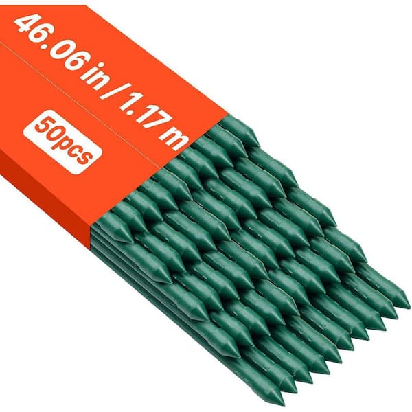 spca 46. 06in. Plastic-Coated Metal Garden Stakes for Plant