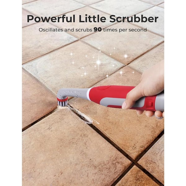 ITOPFOX Electric Grout Cleaning Scrub Brush with Upgraded