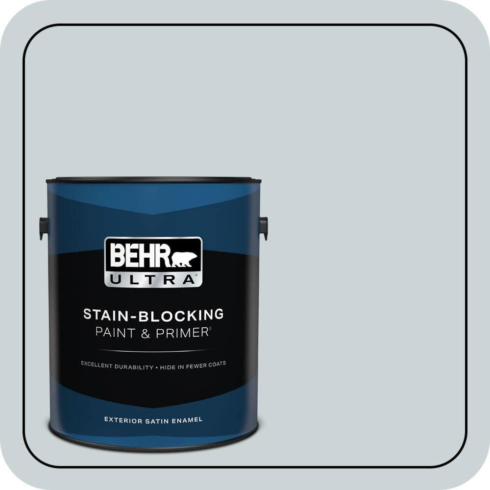 1 gal. #N470-1 Ash Blue Satin Enamel Exterior Paint & Primer price history on PriceWatchPro