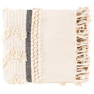 Arlotte Ivory Throw Blanket