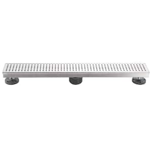Linear Shower Drain Modern Contemporary, Stainless Steel