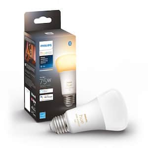 75-Watt Equivalent A19 Smart LED Tunable White Light Bulb with Bluetooth (1-Pack)