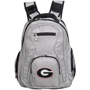 NCAA Georgia Bulldogs 19 in. Gray Laptop Backpack