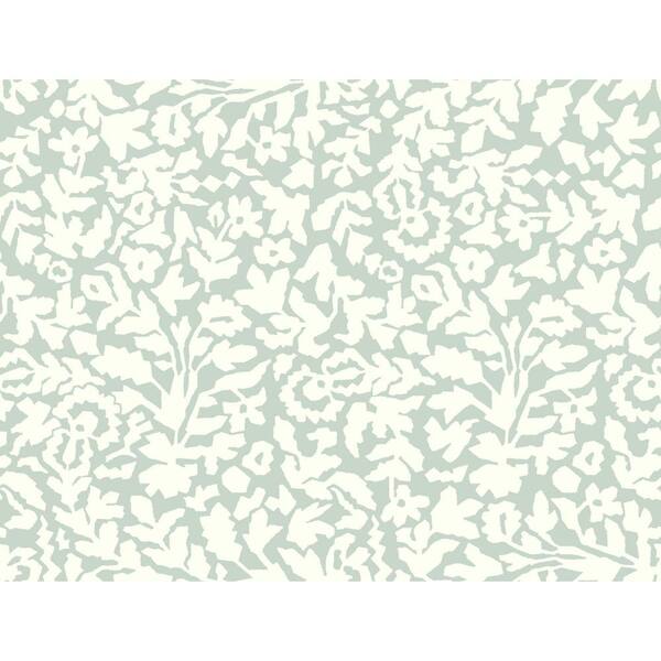 York Wallcoverings DwellStudio Oaxaca Aqua Paper Strippable Roll Wallpaper (Covers 60.75 sq. ft.)