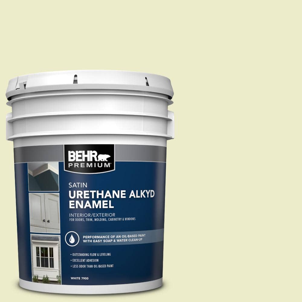 5 gal. #P360-2 Iced Green Apple Urethane Alkyd Satin Enamel Interior/Exterior Paint price history on PriceWatchPro