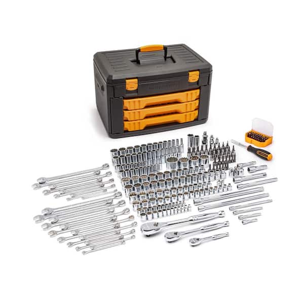 日本全国送料無料 shoryu168DEWALT Mechanics Tools Kit and Socket Set, 204-Piece, 4