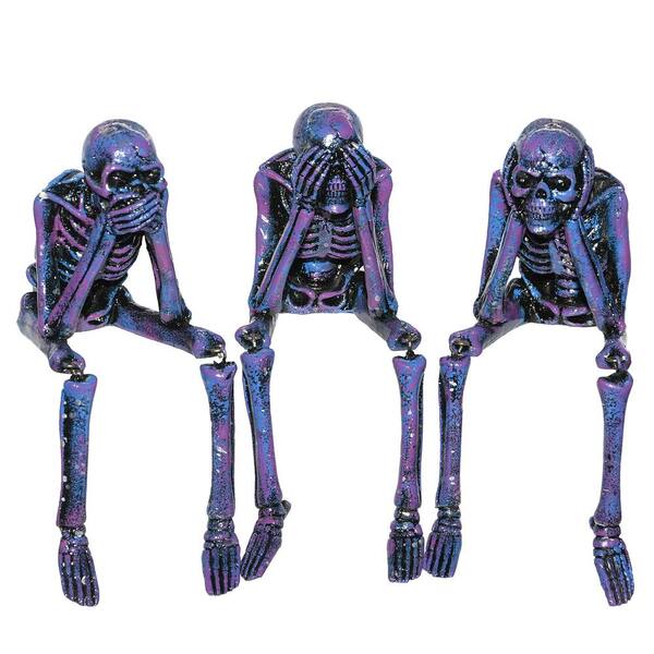 M&M's Character Display Blue Candy Skeleton Halloween Limited  Edition NEW! 10"+