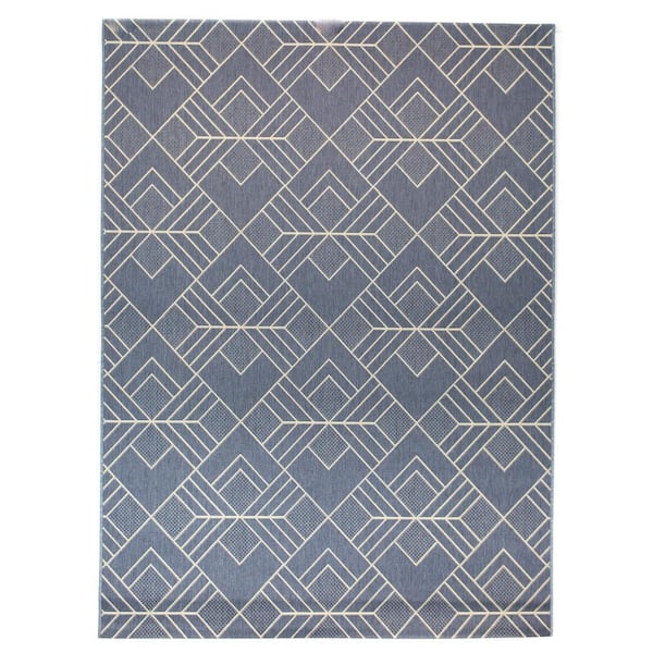 BALTA Dariya Blue 8 ft. x 10 ft. Indoor/Outdoor Area Rug