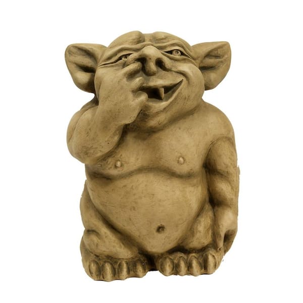Design Toscano 8 in. Picc-A-Dilly Nose Gargoyle Statue