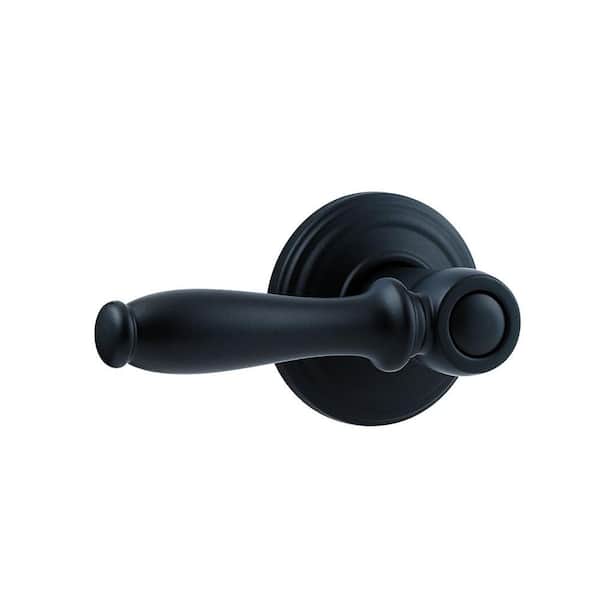 Kwikset Ashfield Iron Black Passage Hall/Closet Door Lever