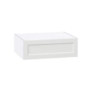 Alton Painted White Shaker Assembled Deep Wall Bridge Cab with Lift Up 30 in. W x 10 in. H x 24 in. D