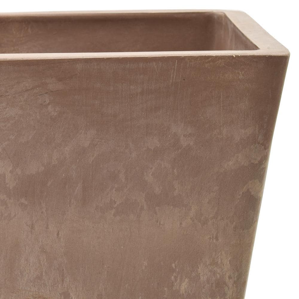 Eco-Friendly Simplicity Taupe Window Box Planter, 25.5" x 9"