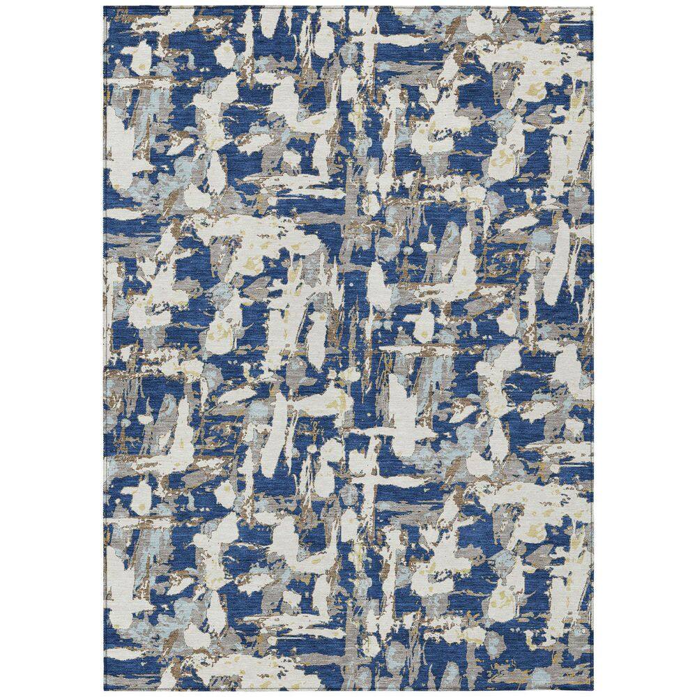 Chantille Machine Washable Indoor/Outdoor Abstract ACN2678 Navy 10 ft. x 14 ft. Area Rug price history on PriceWatchPro