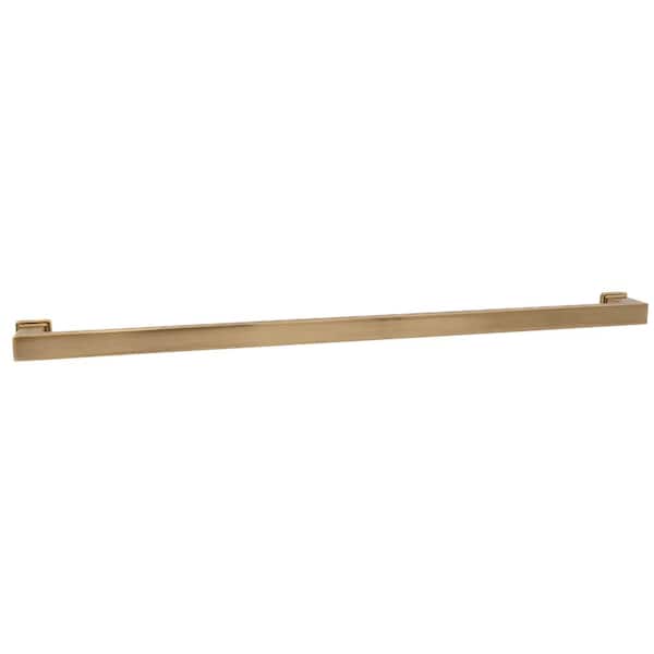 Chelsey 12 in. (305 mm) Center-to-Center Classic Satin Brass Bar Drawer Pull