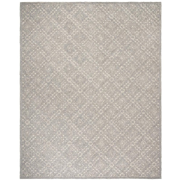 SAFAVIEH Trace Gray 8 ft. x 10 ft. Area Rug